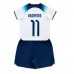 England Marcus Rashford #11 Barnkläder Hemma matchtröja till baby VM 2022 Kortärmad (+ Korta byxor) Billigt